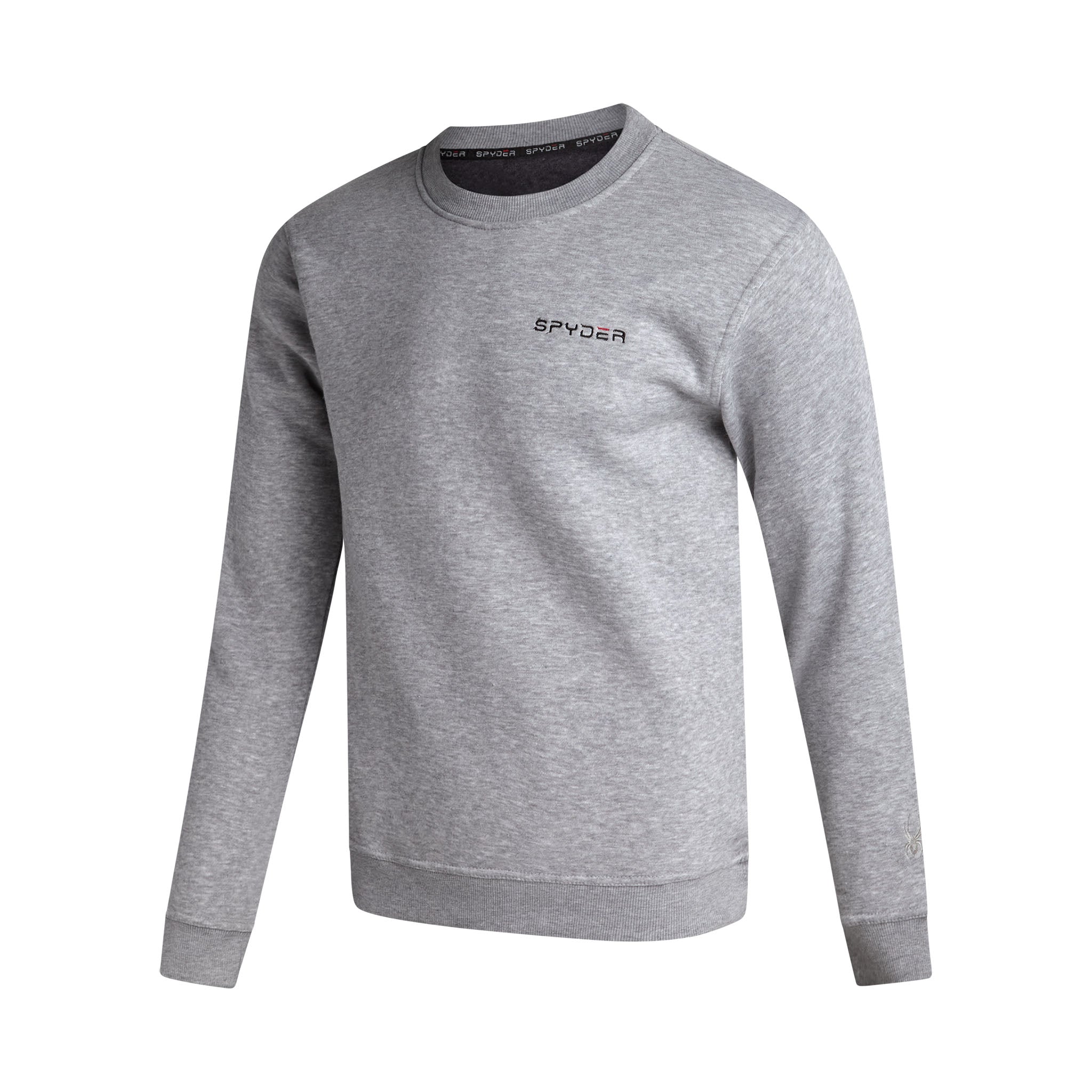 Spyder Men's Fleece Crew - Light Grey Heather