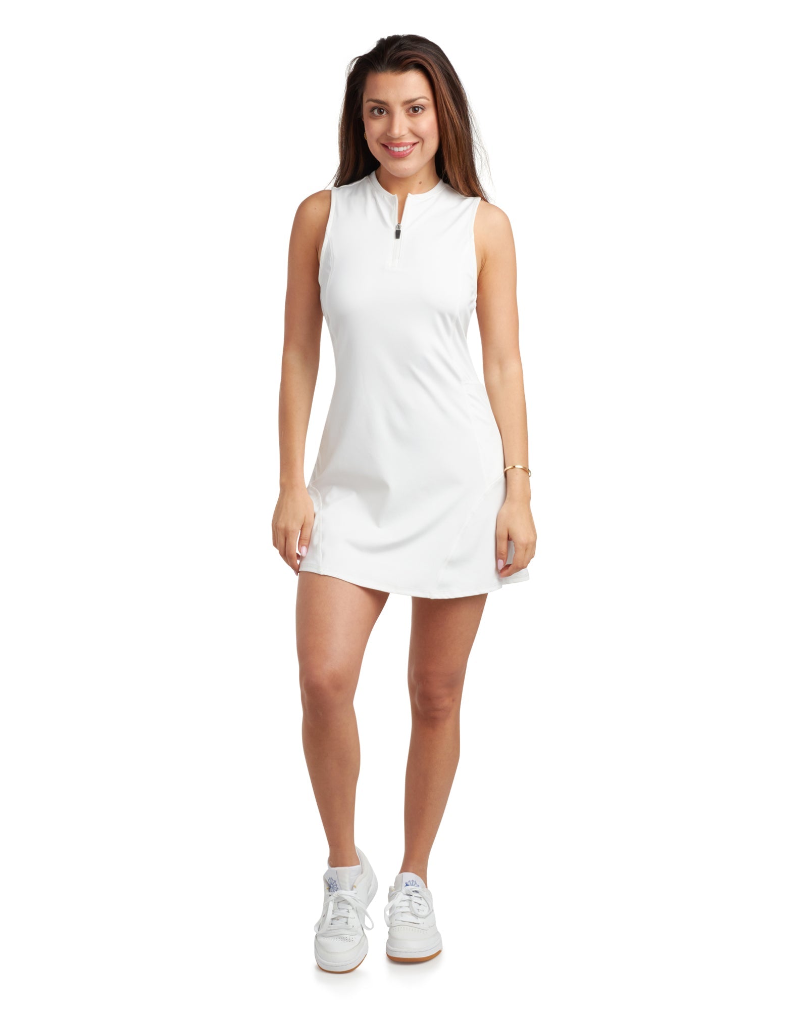 Spyder Women's Quarter Zip Dress - White
