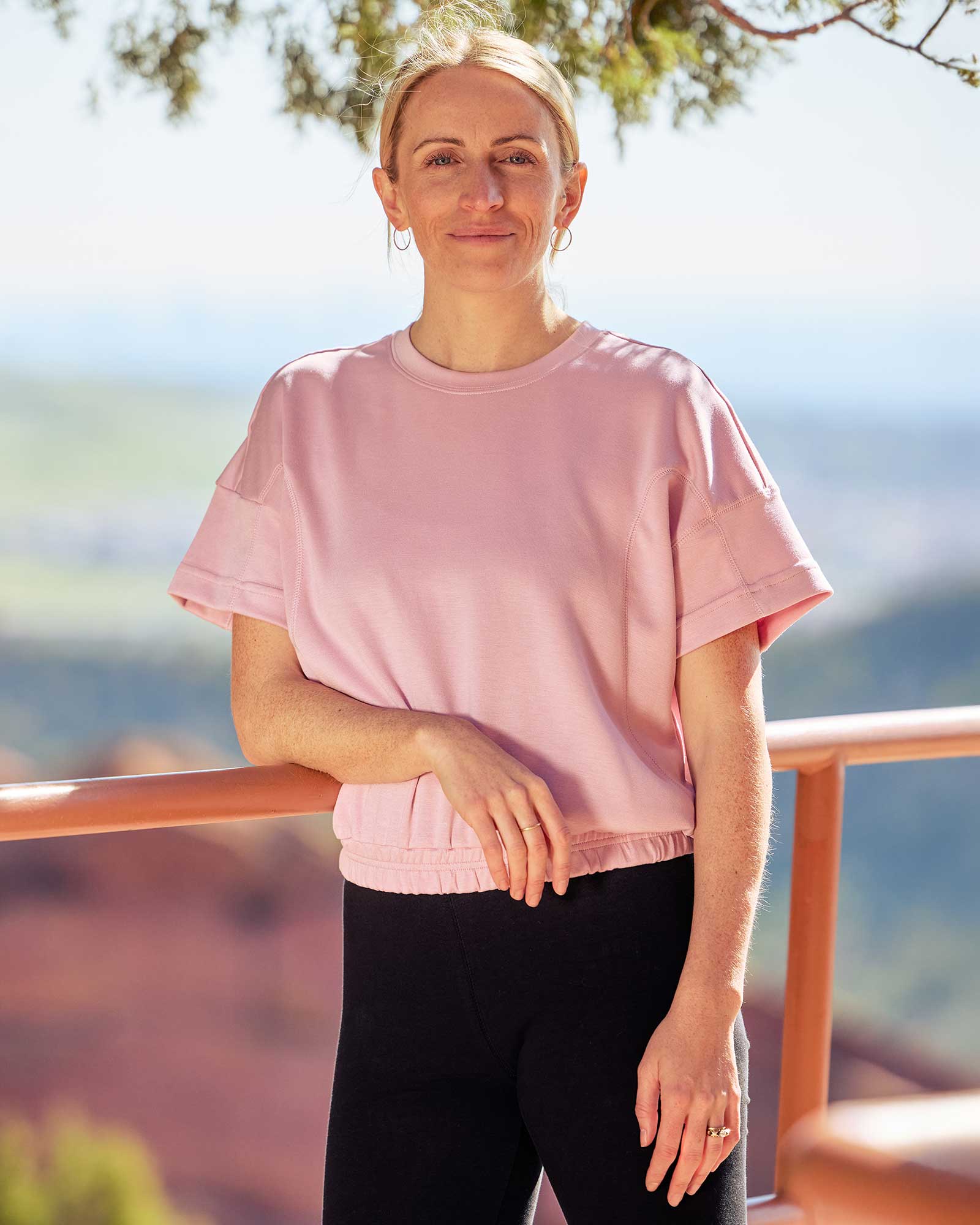 Spyder Women's Harmony Boxy Tee - Lilac