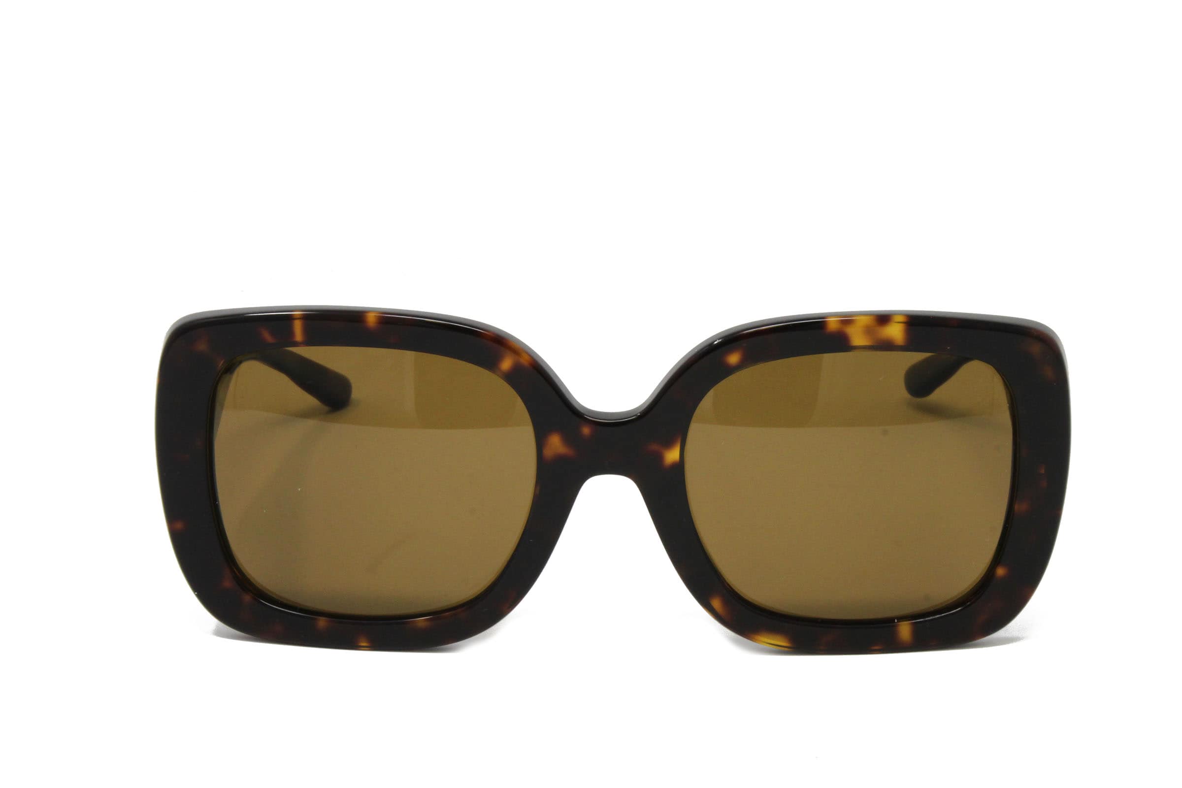 Tory Burch Dark Tortoise Polarized Square Designer Women's Sunglasses