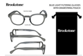 Brookstone Blue Light Filtering Glasses
